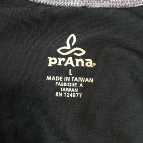 Prana Calico key hole dress Gray Large - Picture 8 of 10